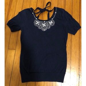 NY&Co | Beaded Tie-back Sweater